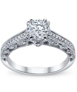 Milgrain Vintage Engagement Mounting