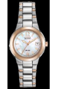 Citizen Rose Accented Mop Two-Tone Ladies Watch