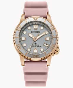 Citizen Promaster Pink Poly Band Rose Tone Dive Ladies Watch